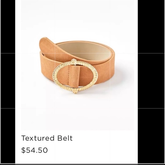 Loft twist buckle suede belt size XS/S(36”)